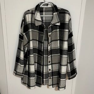 Fall Flannel, Worn one time, Size XL
